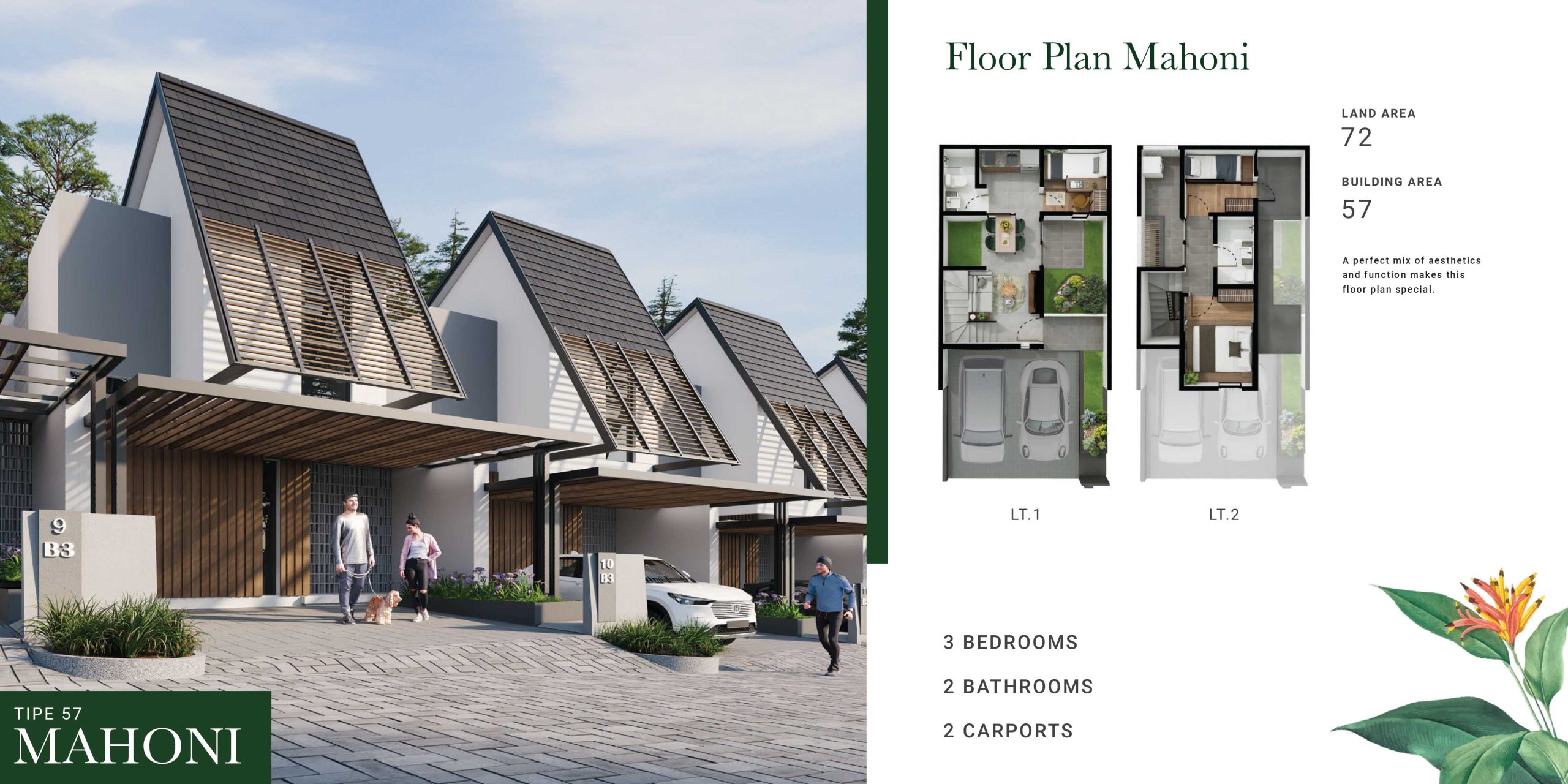 Tipe Mahoni - Cendana Residence 2